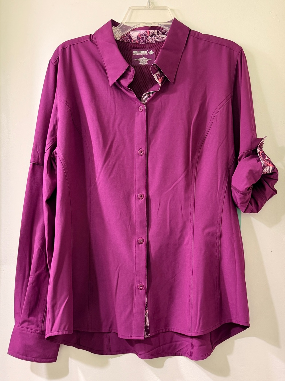 Reel Legends Women's  Button-Front Fishing Shirt